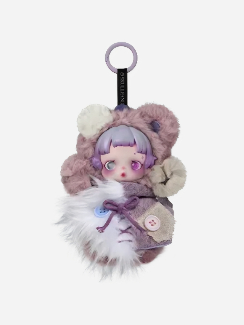 NIB Authentic SKULLPANDA  "You Found Me" Plush Pendant Confirmed Ratty Bear